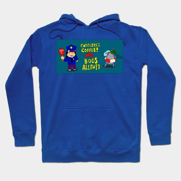 No Bugs Allowed Hoodie by BigFatDog